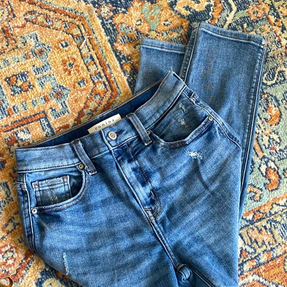Eunina Boutique Style ladies jeans. Rocky High Rise Boyfriend fit size 1 - Picture 2 of 4